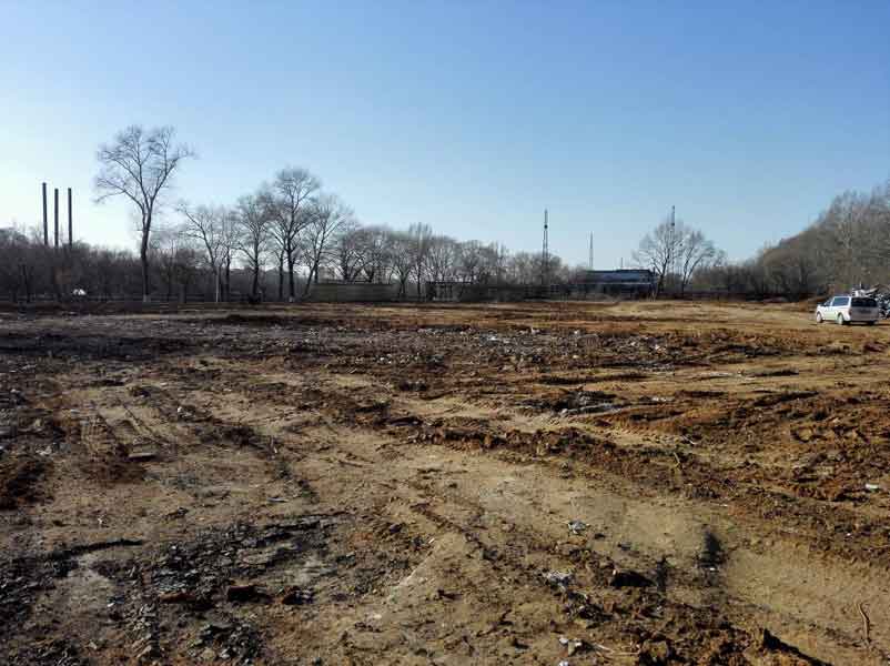 消爆完成后場地